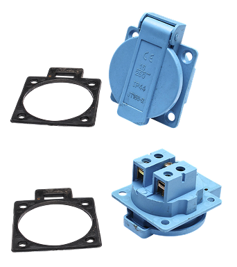 ELITECH 0104.067700 Розетка 220В, 16А WERT G8000ED