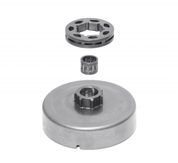 Ведущая звёздочка , подходит для  бензопилы ШТИЛЬ 180 с игольчатым подшипником, чашка сцепления