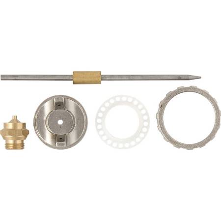 Ремкомплект для краскораспылителя 4 предмета: сопло 1,8 мм, игла, форсунка, зажим сопла//