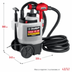 Электрический краскопульт ЗУБР 750 Вт — изображение 2