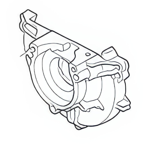 Makita Картер двигателя EM2600U DA00000382